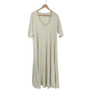 NATURAL LIFE Cream Maxi T-Shirt Dress